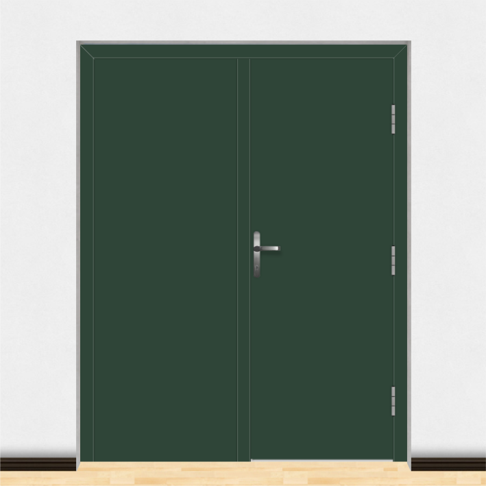 FD-AFD68 Галын хаалга Хос нарийн хавтастай (H1800-2100 W1100-1400)